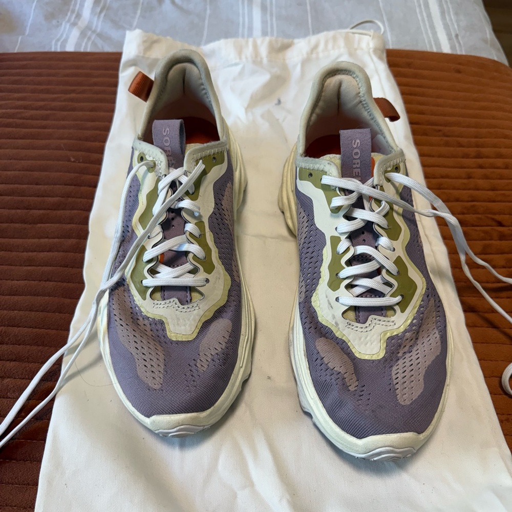 Sorel Women's Lavender and Olive Sneakers